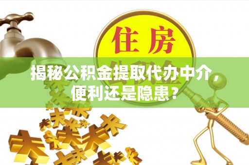 青龙揭秘公积金提取代办中介，便利还是隐患？