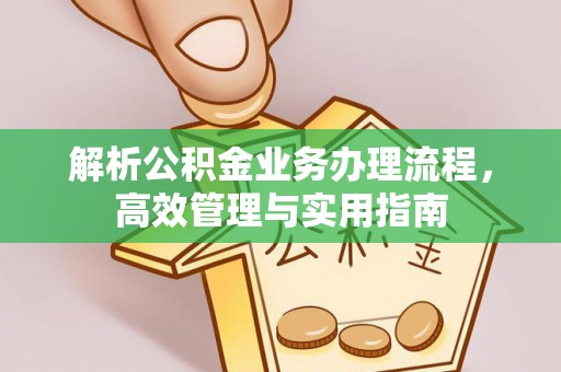 青龙解析公积金业务办理流程，高效管理与实用指南