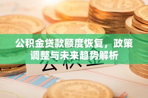 青龙公积金贷款额度恢复，政策调整与未来趋势解析