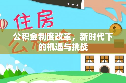 青龙公积金制度改革，新时代下的机遇与挑战